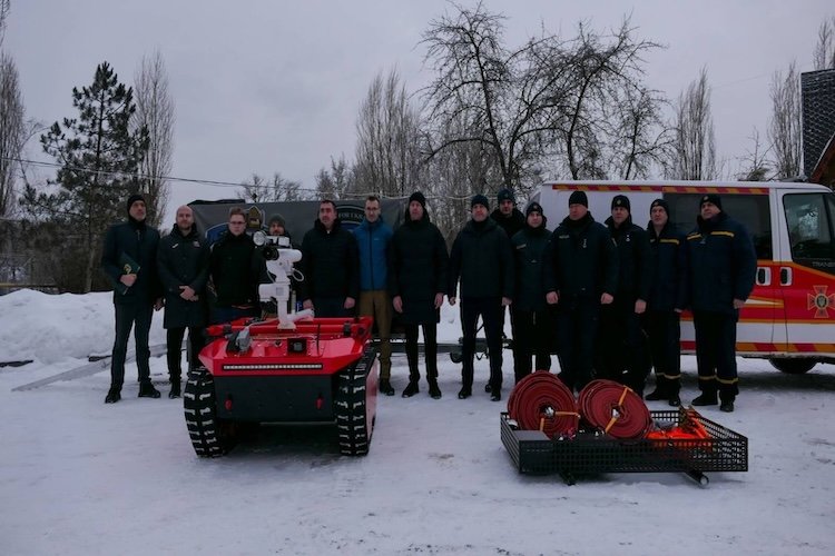 26. 3. 2026 - Další požární robot pro Charkov