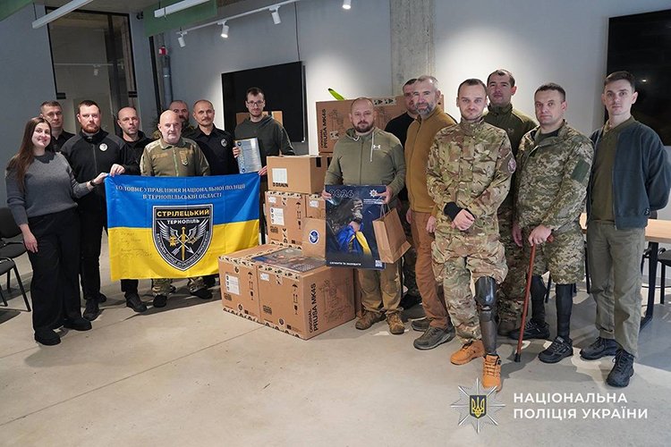 Podpora ternopilských policistů